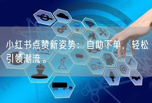 小红书点赞新姿势：自助下单，轻松引领潮流。