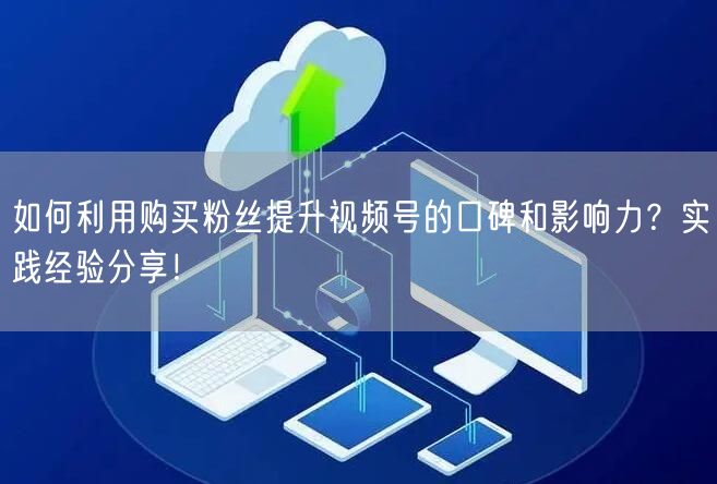 如何利用购买粉丝提升视频号的口碑和影响力？实践经验分享！