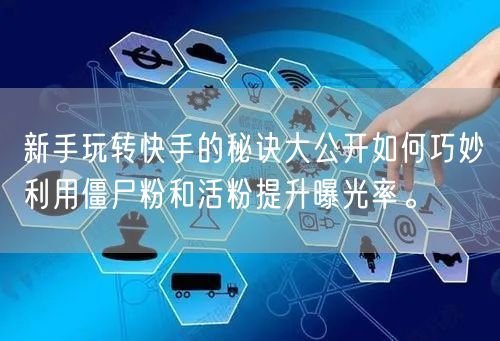 新手玩转快手的秘诀大公开如何巧妙利用僵尸粉和活粉提升曝光率。