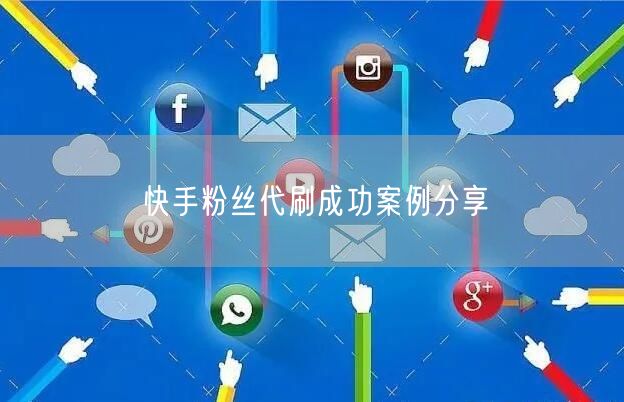 快手粉丝代刷成功案例分享