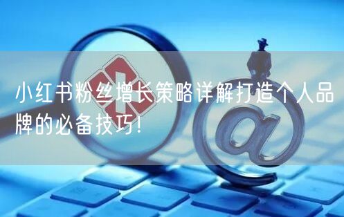 小红书粉丝增长策略详解打造个人品牌的必备技巧！
