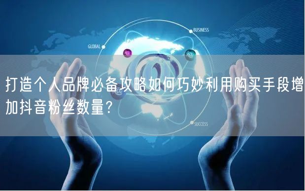 打造个人品牌必备攻略如何巧妙利用购买手段增加抖音粉丝数量？