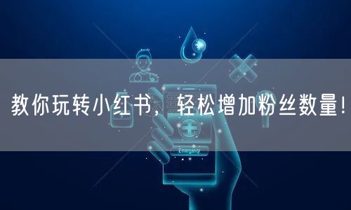 教你玩转小红书，轻松增加粉丝数量！