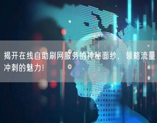 揭开在线自助刷网服务的神秘面纱，领略流量冲刺的魅力！